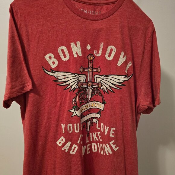 BON JOVI MENS BAND TEES - Picture 1 of 3